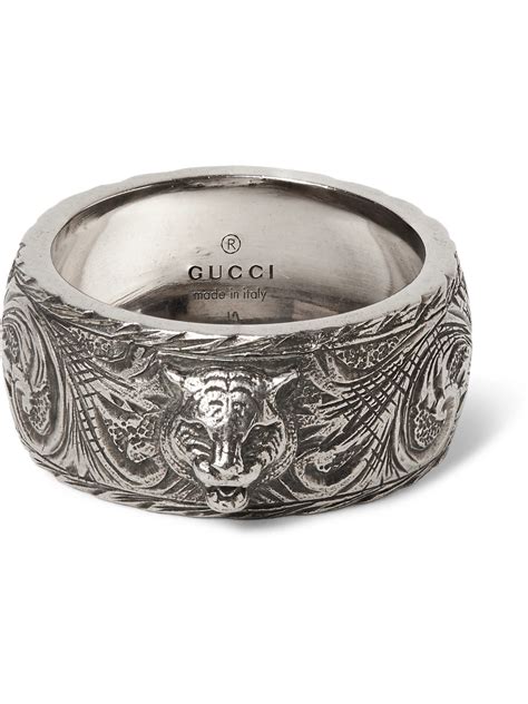 gucci animal rings|Gucci tungsten ring.